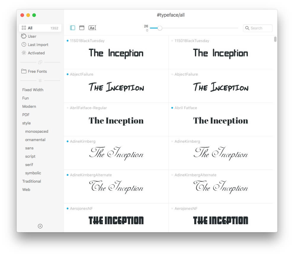 mac font manager fontcase