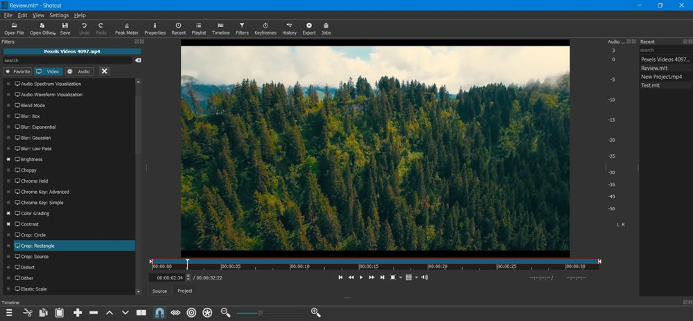 editing video brightness hitfilm pro