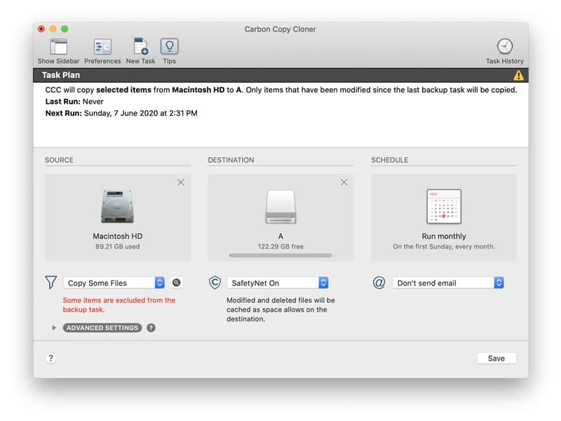 carbon copy cloner remote