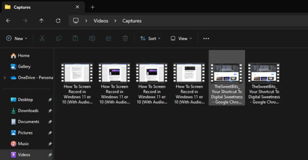 Window Record How To Screen Record in Windows 11 or 10 (With Audio) | TheSweetBits