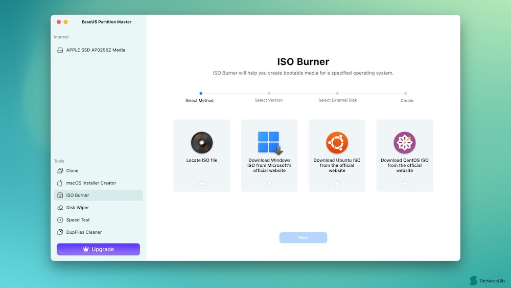 easeus partitionmac tools