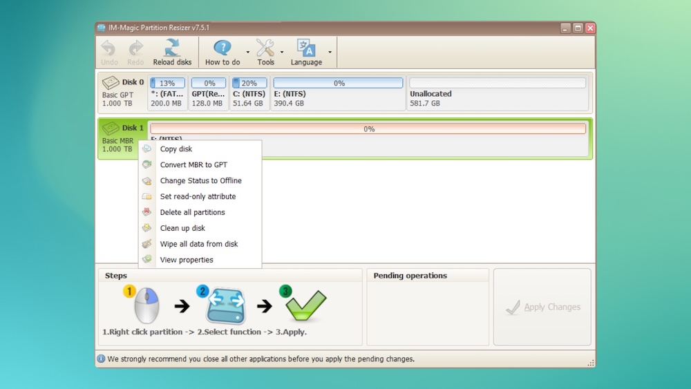 immagic partition