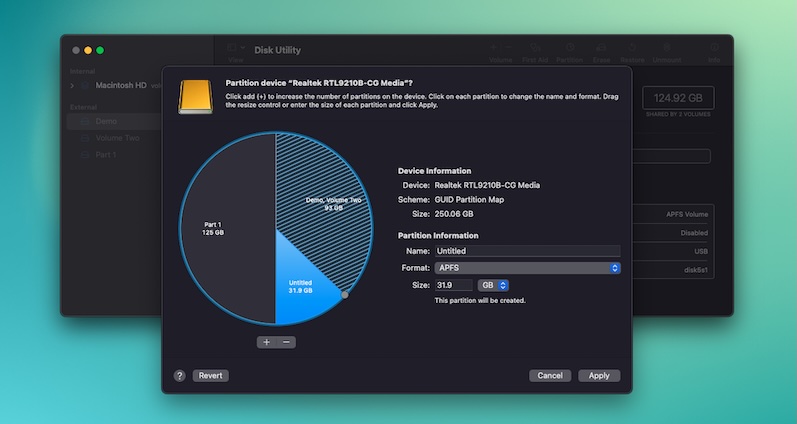 partition drive mac