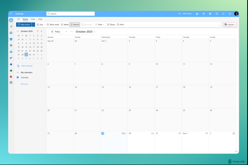 outlook calendar