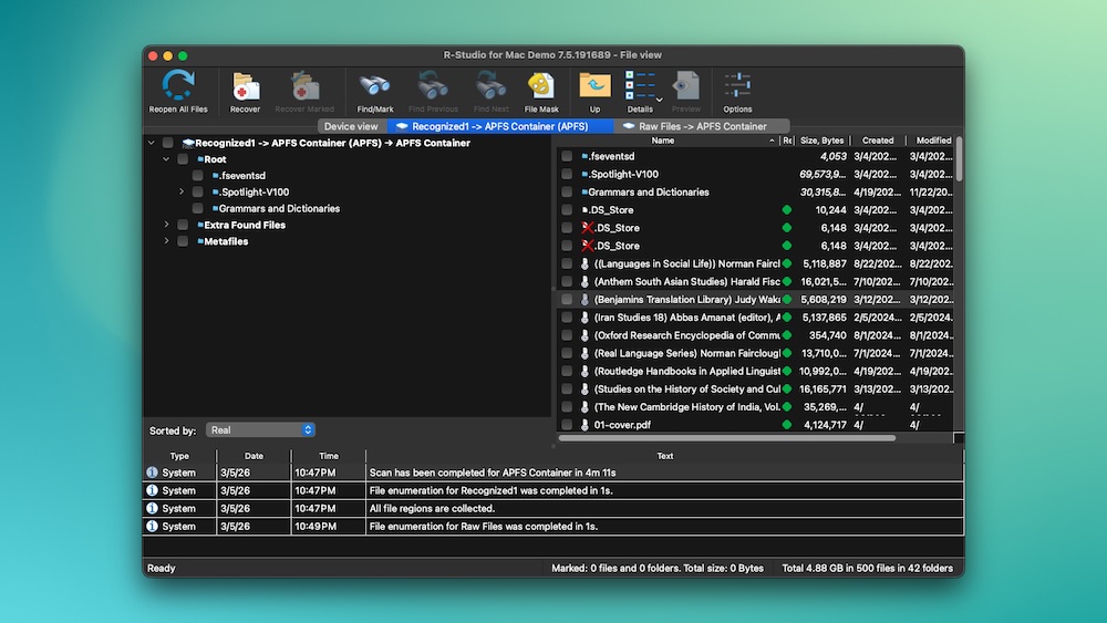 r studio raidrecovery