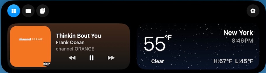 bartender pro widgets