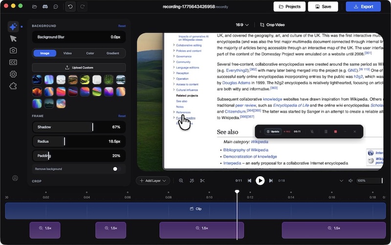 Recordly: A free open-source screen recorder for demo-first builders