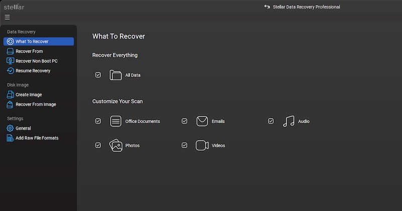Stellar Data Recovery Pro: It's capable beyond simple file recovery
