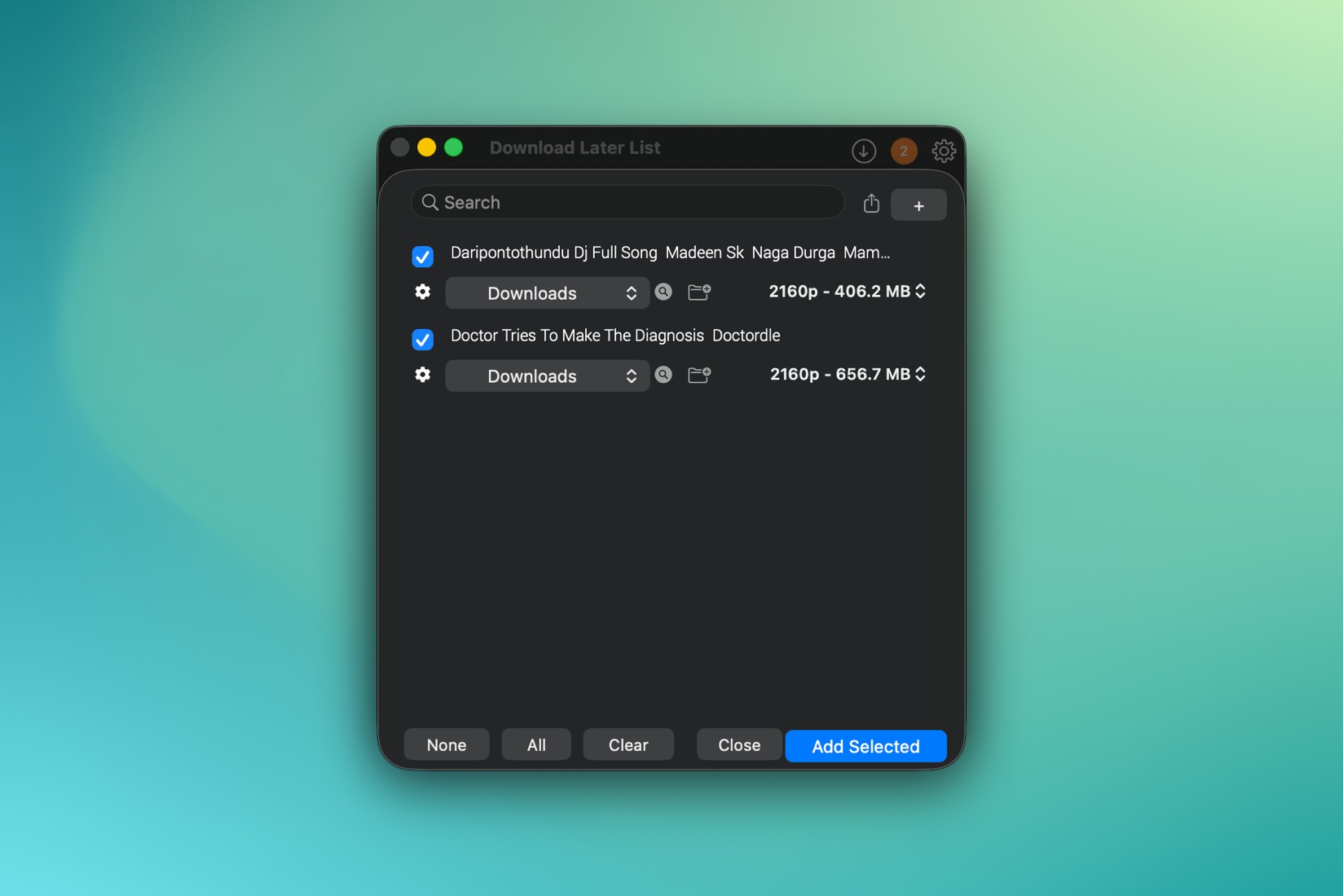 pulltube downloadlist