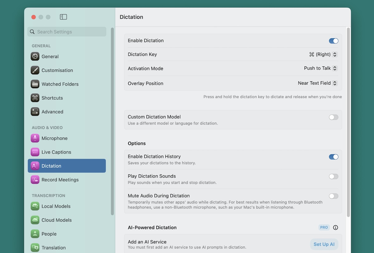 macwhisper dictation