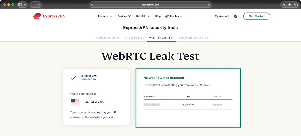 expressvpn rtccheck